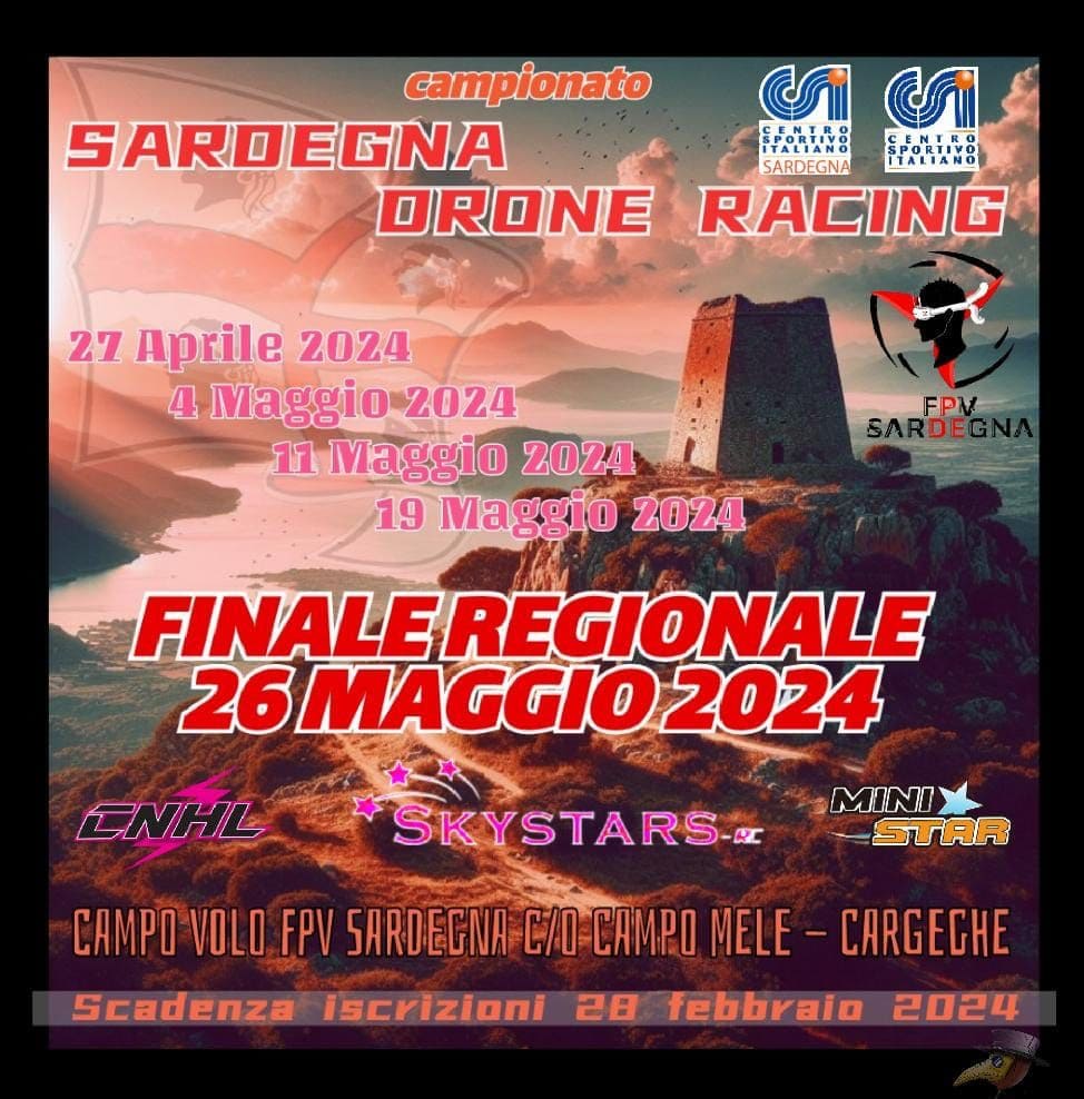 Campionato Regionale Sardegna Drone FPV